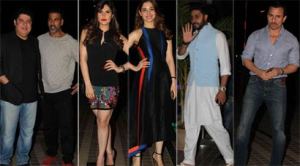 Akshay, Abhishek, Saif, Tamannaah, Zareen flock to wish Sajid Khan