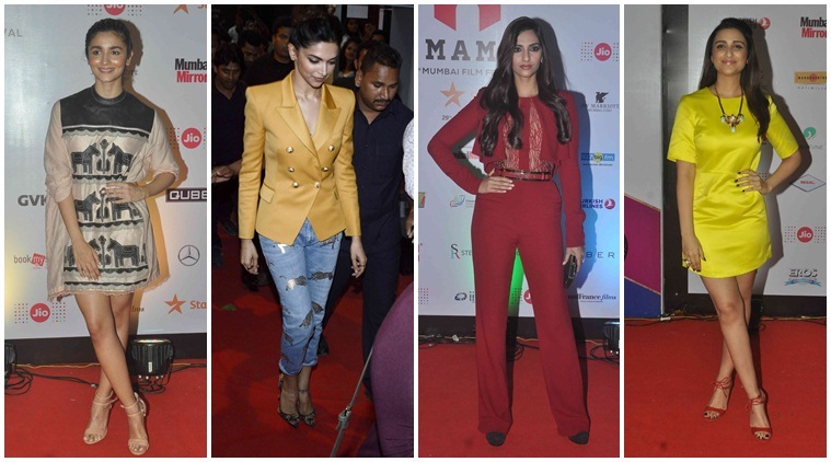 Deepika Padukone, Alia Bhatt, Sonam Kapoor, Parineeti Chopra, Kriti Sanon, MAMI, MAMI film festival, MAMI day 2, Huma Qureshi, Sridevi, Boney Kapoor, Anil Kapoor, Arjun Kapoor, Aditya Roy Kapur, Ayushmaan Khurrana, Varun Dhawan, Rishi Kapoor, Neetu Kapoor, Zoya Akhtar, Rajkumar Hirani, Dibakar Banerjee, Aftab Shivdasani, Nin Dusanj, Sunny Singh, Sonalli Sehgall, Kartik Aaryan, Nyshrat Bharucha, Ishita Raj, Omkar Kapoor, Kabir Khan, Javed Akhtar, Madhur Bhandarkar, VJ Bani