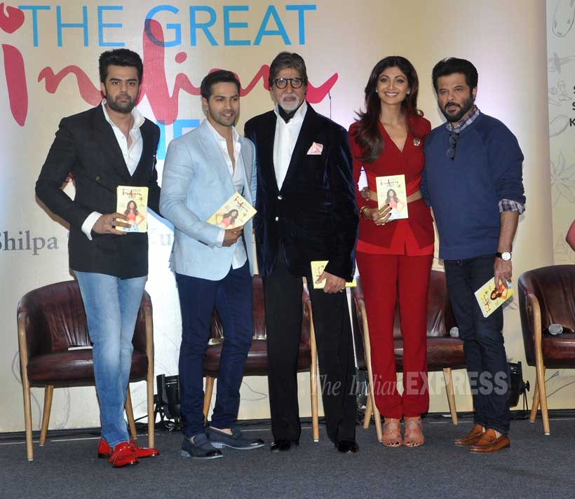 Shilpa Shetty, Raj Kundra, Amitabh Bachchan, Varun Dhawan, Anil Kapoor, Manish Paul, Shamita Shetty, Madhavan