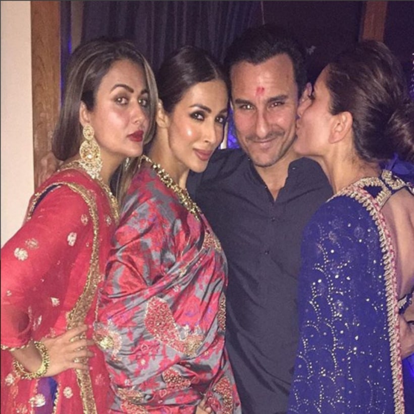 Amitabh Bachchan, Aishwarya Rai Bachchan, Abhishek Bachchan, Preity Zinta, Rani Mukerji, Shilpa Shettty, Aaradhya Bachchan, Saif Ali Khan, Kareena Kapoor, Karisma Kapoor, Manish Malhotra, sonam Kapoor, Alia Bhatt, Ranveer Singh, Athiya Shetty, Tiger Shroff, Maheep Kapoor, Sanjay Kapoor, Amrita Arora, Malaika Arora Khan, Diwali party, bollywood, entertainment