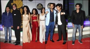 Amitabh Bachchan, ‘Pyaar Ka Punchnama 2’ stars attend Anand Pandit’s Diwali party