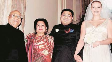 Swraj Paul, Swraj paul son, Swraj paul son death, Angad Paul, Angad Paul death, NRI industrialist Swraj Paul, Swraj paul son dies,