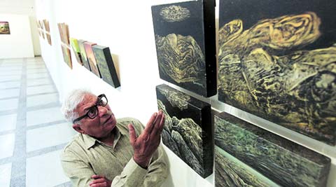 Exhibition of Amritsar artist: Capturing many moods of the mountains ...