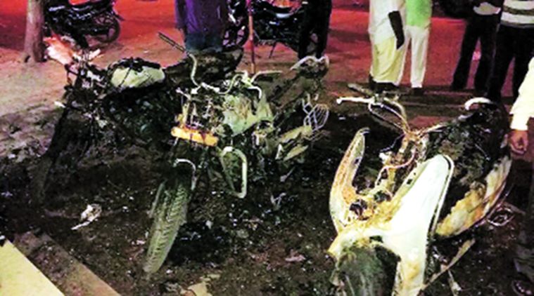 congress, congress surat, congress office, congress office surat, congress office fire, congress surat office fire, Pandesara, Pandesara fire, surat latest news