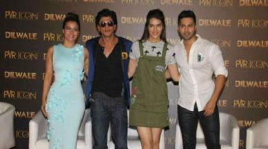 Shah Rukh Khan, Kajol, Dilwale, Varun Dhawan, Kriti Sanon, Rohit Shetty, Shah Rukh Khan Kajol, SRK Kajol, Varun Dhawan Dilwale, Rohit Shetty's Dilwale, Entertainment news