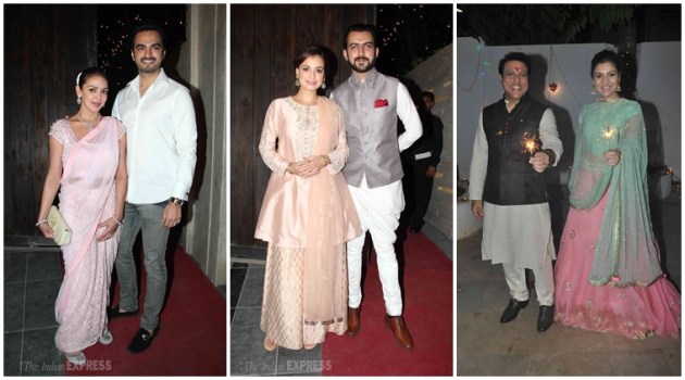 Esha Deol, Dia Mirza, Sahil Sangha, Ekta Kapoor, Preeti Jhangiani, Parvin Dabas, Masaba, Madhu Mantena, Sriya Saran, Dabboo Ratnani, Manisha, Karan Tacker, diwali party, bollywood diwali party, Krystle D'Souza, Govinda, Tina Ahuja, Sachiin Joshi, Esha Gupta, Madhavan, Sarita Birje, Urvashi Sharma, Sanjay Dutt, Manyata Dutt, Bhushan Kumar, Divya Khosla Kumar, Shahid Kapoor, Rajesh Khattar, Vandana, Riteish Deshmukh, Randeep Hooda, Vivian D'Sena, Vahbiz Dorabjee, Rajniesh Duggal, Pallavi, Shabbir Ahluwalia, Kanchi Kaul, Ashish Choudhary, Jackky Bhagnani, Abbas, Mustan