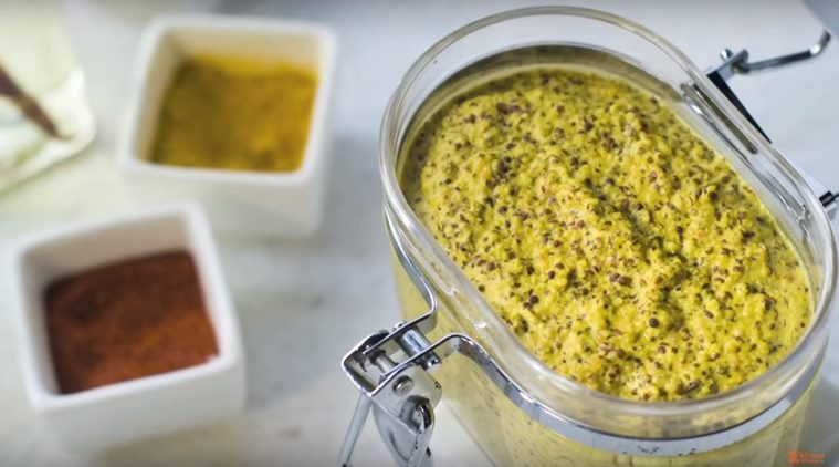 Kasundi is a sauce made by fermenting mustard seeds. (Source: Zee Khana Khazana Official Channel)