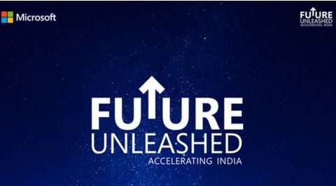 Microsoft, Satya Nadella, Satya Nadella in Mumbai, Microsoft CEO, Future UnLeashed, Microsoft CEO in India, Microsoft Future Unleashed event, Nadella in india, devendra fadnavis, technology news, technology, Microsoft Corp