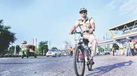 gurgaon, gurgaon car free, gurgaon car free day, car free day gurgaon, gurgaon news, gurgaon police commissioner, delhi news