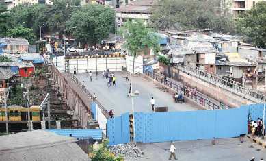 Hancock bridge, Girder across tracks, Mumbai news, Maharashtra news, Indian express news