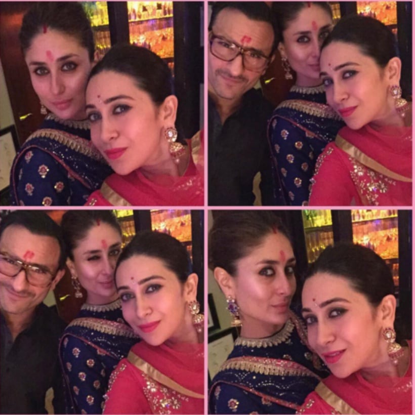 Amitabh Bachchan, Aishwarya Rai Bachchan, Abhishek Bachchan, Preity Zinta, Rani Mukerji, Shilpa Shettty, Aaradhya Bachchan, Saif Ali Khan, Kareena Kapoor, Karisma Kapoor, Manish Malhotra, sonam Kapoor, Alia Bhatt, Ranveer Singh, Athiya Shetty, Tiger Shroff, Maheep Kapoor, Sanjay Kapoor, Amrita Arora, Malaika Arora Khan, Diwali party, bollywood, entertainment