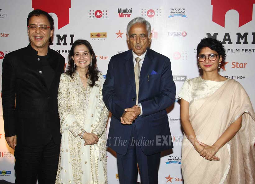 Vidhu Vinod Chopra, Anupama Chopra, Mufti Mohammed Sayeed, Kiran Rao