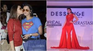 Parineeti, Sania kiss and pout; Jacqueline walks the ramp