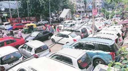 chandigarh, chandigarh parking lot, parking lot, chandigarh car parking space, india news