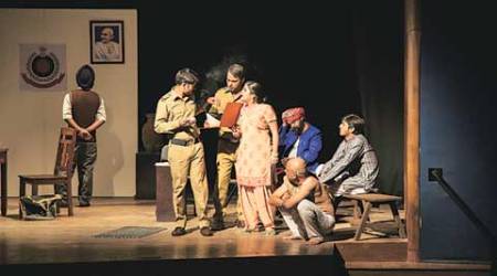 play, Seekh Kabab play, 1984 massacre play, theatre act, standup comdey, sex jokes, talk, indian express