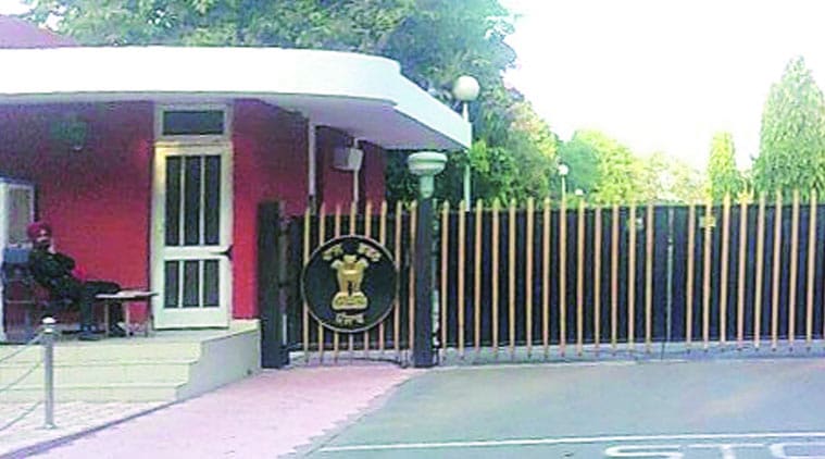 The Punjab Raj Bhawan in Chandigarh. (Express Archives)