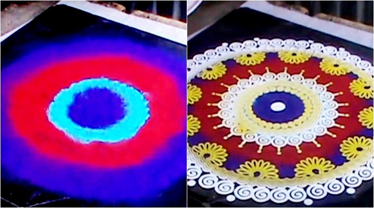 Durga Puja 2020 Alpana Designs: Simple and Easy Traditional Rangoli  Patterns to Charm Your Home in the Festive Season (Watch Video Tutorials) -  Yahoo Sports