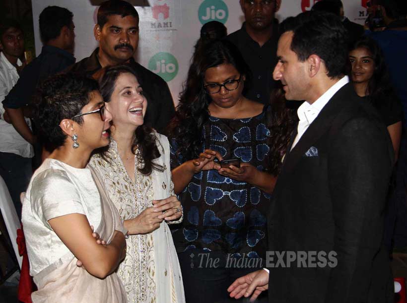 Kiran Rao, Anupama Chopra, Saif Ali Khan