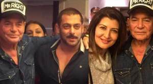 Salman Khan, ex-girlfriend Sangeeta Bijlani celebrate his dad Salim Khan’s 80th birthday