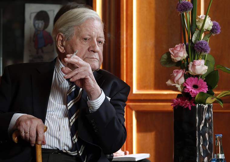 Former German Chancellor Schmidt passed away at 96. AP Photo 
