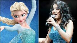 Sunidhi Chauhan, Frozen, Elsa, Sunidhi Chauhan Frozen, Sunidhi Chauhan Elsa, Sunidhi Chauhan Elsa Voice, Sunidhi Chauhan Dubs For Elsa, Frozen hindi Premiere, Entertainment news