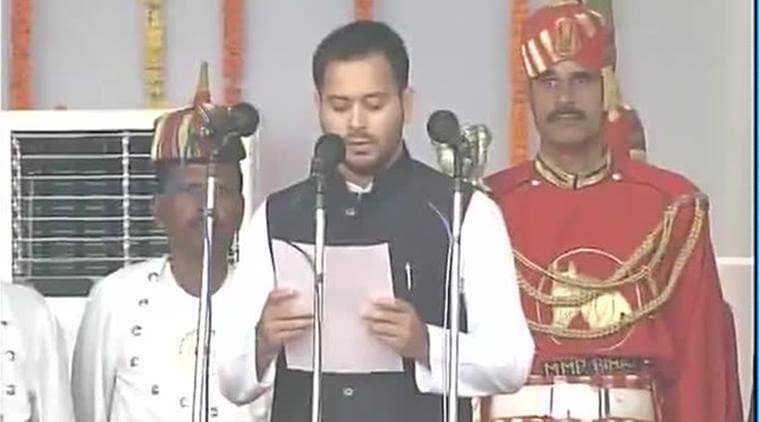 At 26, Tejashwi is the youngest deputy CM in the country. PTI