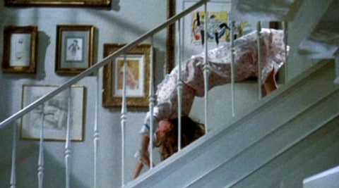 The exorcist regan spider walk down deals stairs