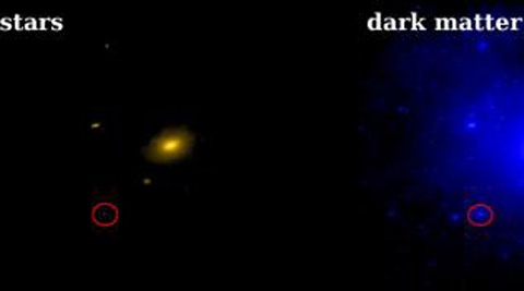 dark matter is found where