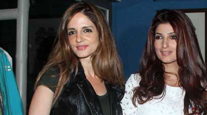 Twinkle Khanna launches new store, friends Sussanne and Neelam come to ...