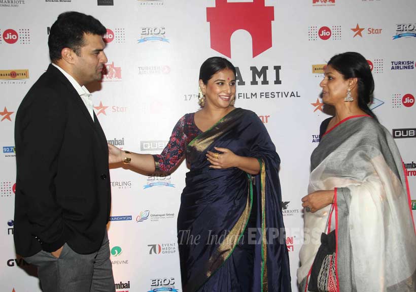 Siddarth Roy Kapur, Vidya Balan, Nandita Das