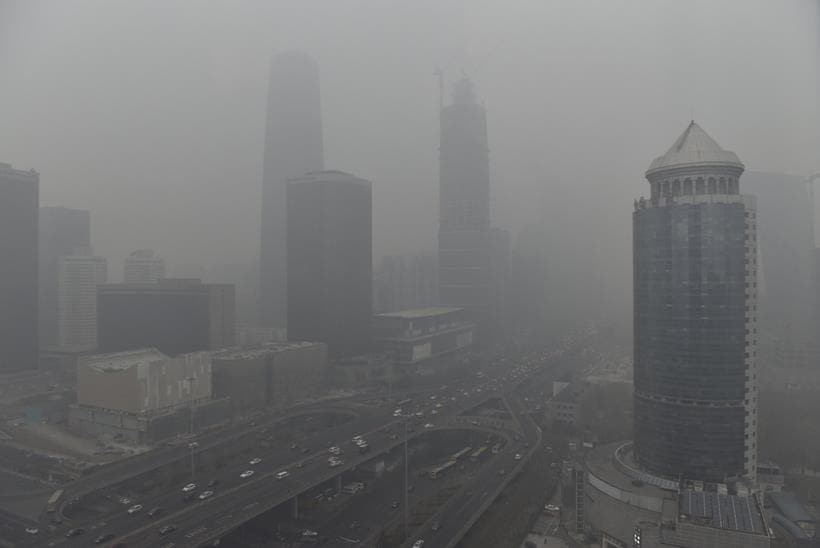 Sushma Swaraj, Nawaz Sharif, Beijing Pollution, China Pollution, Red Alert For Pollution in Beijing, Sushma Swaraj Nawaz Sharif, Swaraj meets Sharif, Top Frames, Indian Express, Top Frames pics