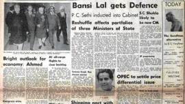 india growing, forty years ago, bansi lal, indira gandhi, world bank, bishen singh bedi