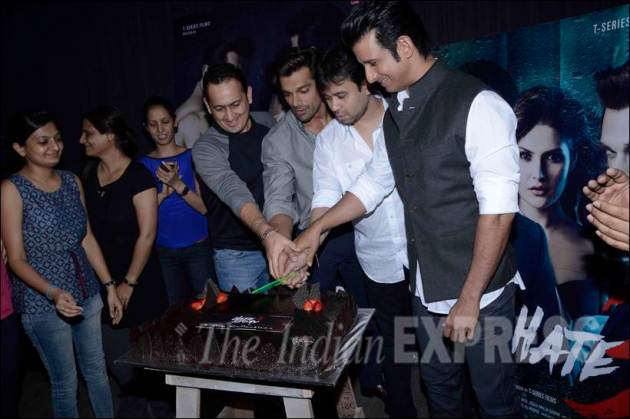 hate story 3, hate story 3 box offic collections, hate story 3 suvvess party, hate story 3 party, hate story 3 success bash, karan singh grover, sharman joshi, hate story 4, zareen khan, karan, sharman, vishal pandya, entertainment, bollywood