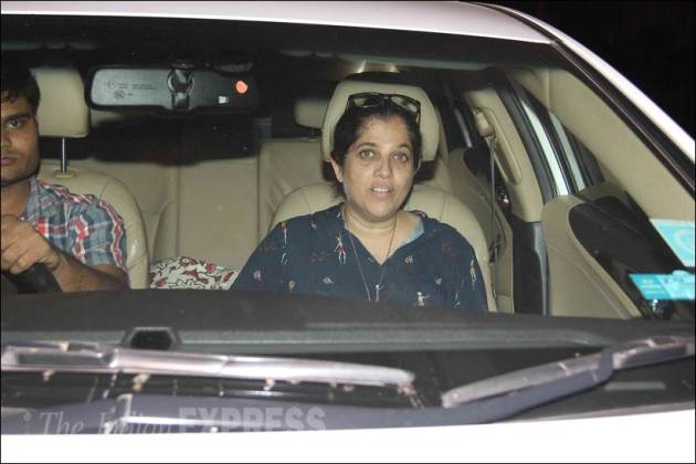 deepika padukone, ranveer singh, bajirao mastani, bajirao mastani screening, sanjay leela bhansali, bela segal, sanjay leela bhansali mother, leela bhansali, madhu chopra, priyanka chopra, priyanka chopra's mother, bajirao mastani screening pics, deepika at bajirao mastani screening, ranveer at bajirao mastani screening, entertainment, bollywood