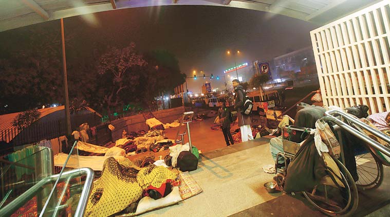 weather, delhi weather, winter, winter night, delhi winter night, IMD, temperature, delhi temperature, delhi news