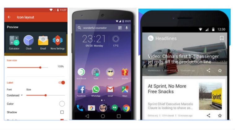Nova, Hola, APUS: Give your smartphone a makeover with these Android ...
