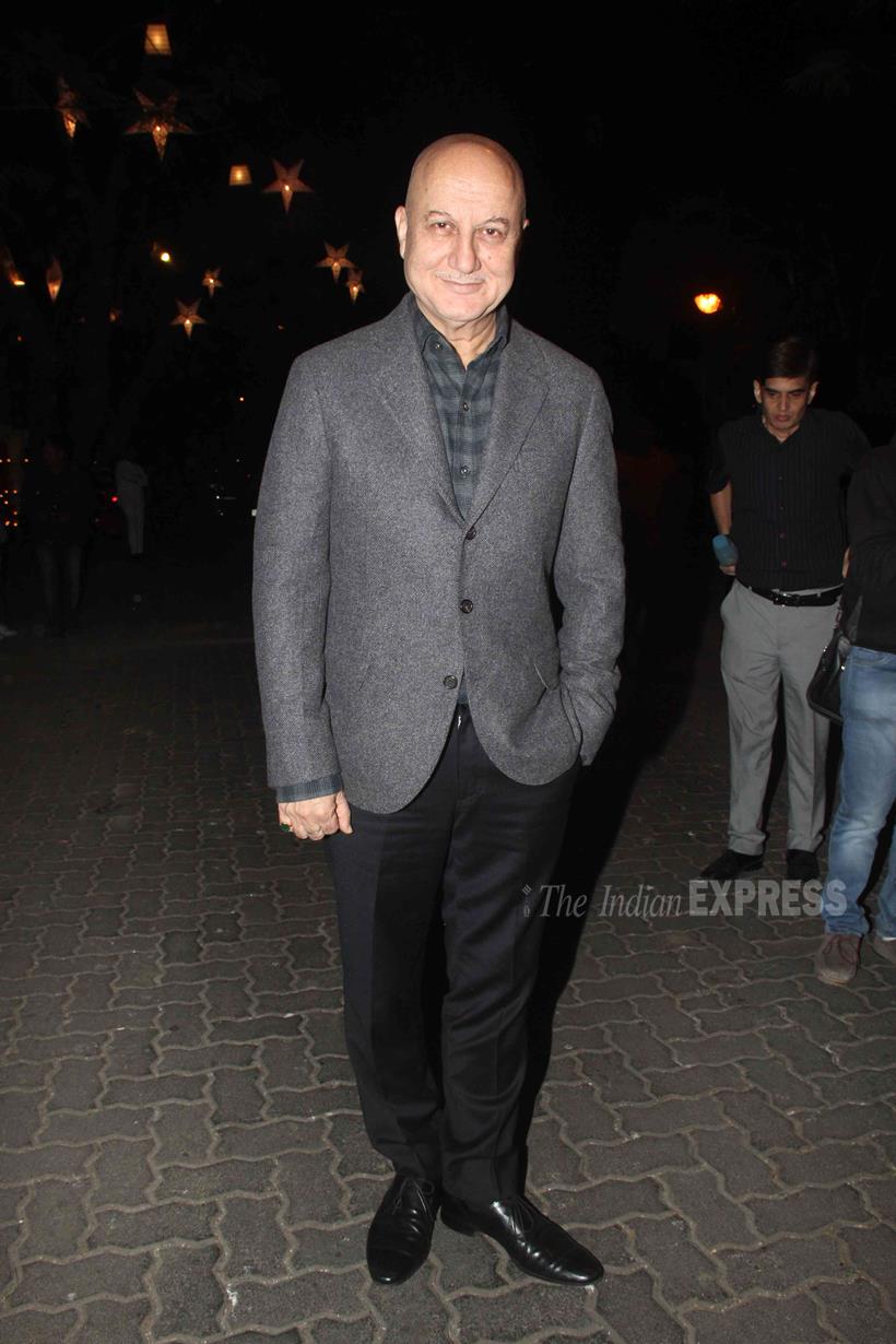 Anil Kapoor's birthday bash, Salman Khan, Aamir Khan, Kiran Rao, kareena kapoor, Karuna Dhawan, Saif Ali Khan, Sridevi, ranveer singh, Anupam Kher, varun dhawan, Arjun Kapoor, rima kapoor, Manoj Jain, padmini kolhapure, Pradeep Sharma, jackie shroff, Rajkumar Hirani, subhash ghai, Siddharth Roy Kapur, Bollywood biggies, entertainment photos