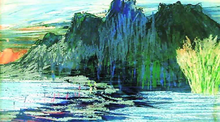 art, art exhibition, painting exhibition, Gopal Ghose, Gopal Ghose painting exhibition, indian landscape, Rustic Resonance, Gopal Ghose Rustic Resonance, talk