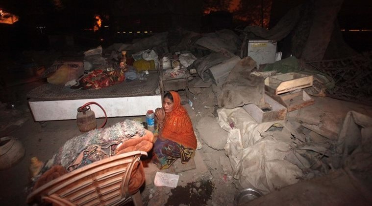 arvind kejriwal, AAP govt, delhi demolition drive, delhi demolition death, delhi slum child death, delhi demolition accident, delhi demotion row, delhi demolition drive child death, railways demolition drive, india news, delhi news, ncr news, latest news