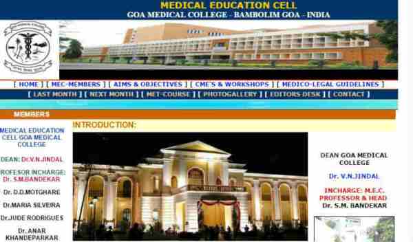 GMCH, located at Bambolim near Panaji, is Asia's oldest medical college that was commissioned during the Portuguese rule