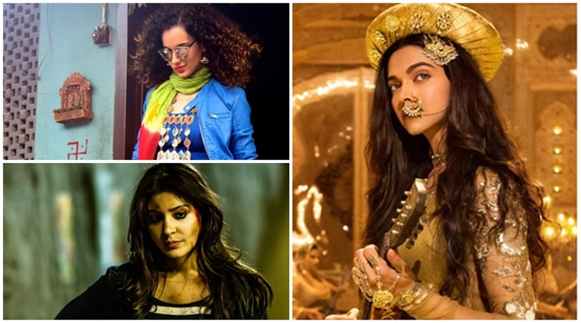Kangana Ranaut, Deepika Padukone, Anushka Sharma, Richa Chadda, Kalki Koechlin, Angry Indian Goddesses, Bhumi Pednekar, Kareena Kapoor, Konkona Sen Sharma, Tabu, best bollywood actresses, bollywood actresses, bollywood top 10 actresses, entertainment