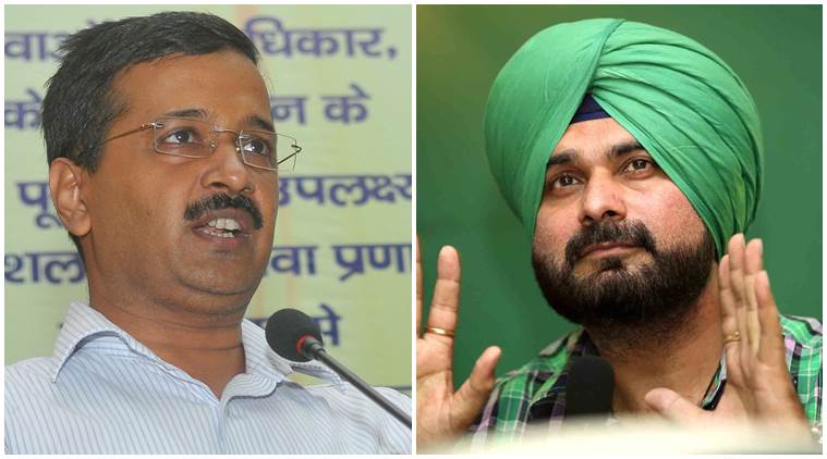 Arvind Kejriwal,  Navjot Singh Sidhu, kejriwal, sidhu, sidhu aap, aam aadmi party, sidhu bjp, punjab aap, aap in punjab, 2017 punjab election, punjab news, india news, latest news,