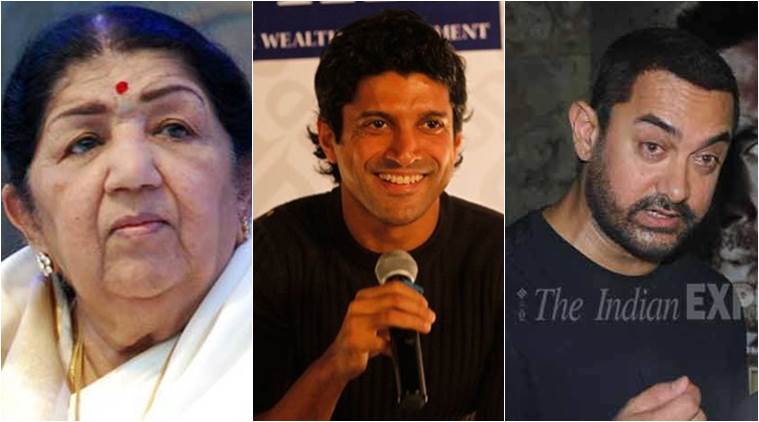 Lata Mangeshkar, Farhan Akhtar, Anushka Sharma and Aamir Khan reached out to family, friends and fans via social media platforms to wish them a merry Christmas.