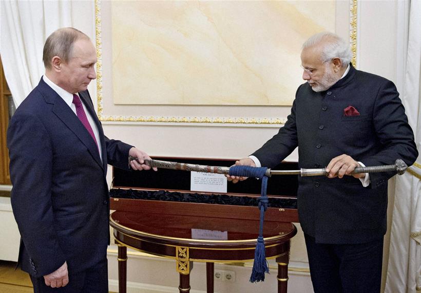 narendra modi, modi, modi in Russia, Modi russia visit, Modi Russia trip, Modi putin, india russia deals, modi putin talks, india russia summit, india news, russia news, latest news, modi russia photos, modi putin images, modi russia national anthem,