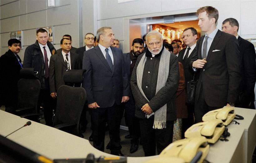 narendra modi, modi, modi in Russia, Modi russia visit, Modi Russia trip, Modi putin, india russia deals, modi putin talks, india russia summit, india news, russia news, latest news, modi russia photos, modi putin images, modi russia national anthem,
