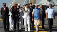 narendra modi, modi in kerala, INS vikramaditya, modi INs vikramaditya, modi kochi, modi military commanders, BJP, india defence, make in india, narendra modi news, manohar parrikar