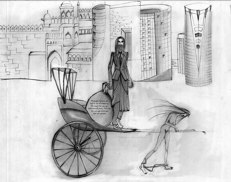 The Dark Santa is a creature of imagination and beyond, and it is the feral child who will show us the path to return to innocence that we are so nostalgic about.