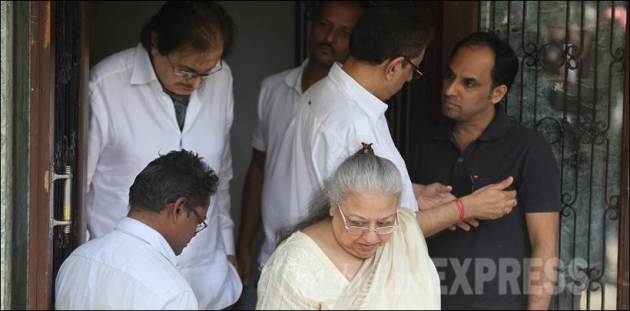 Sanjay Khan, Sadhana, Sadhana Death, Sadhana Funeral