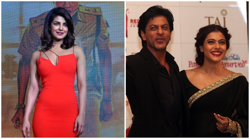 shah rukh khan, kajol, dilwale, priyanka chopra, prakash jha, shah rukh, srk, srk pics, kajol pics, srk kajol, shah rukh khan kajol, gangaajal, srk dilwale, kajol diwale, shah rukh khan kajol diwlale, priyanka chopra jai gangaajal, jai gangaajal trailer, jai gangaajal trailer launch, priyanka chopra pics, entertainment