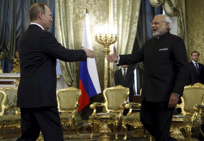 narendra modi, modi, modi in Russia, Modi russia visit, Modi Russia trip, Modi putin, india russia deals, modi putin talks, india russia summit, india news, russia news, latest news, modi russia photos, modi putin images, modi russia national anthem,